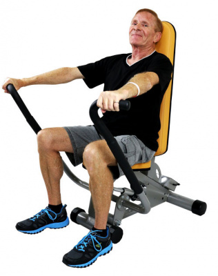 Гидравлический тренажер AMF «Жим горизонтальный / тяга рычажная» M1151