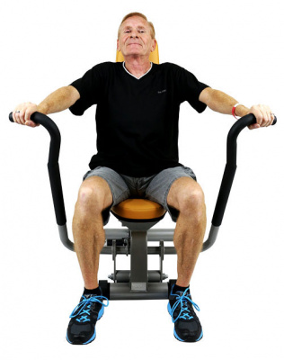 Гидравлический тренажер AMF «Жим горизонтальный / тяга рычажная» M1151