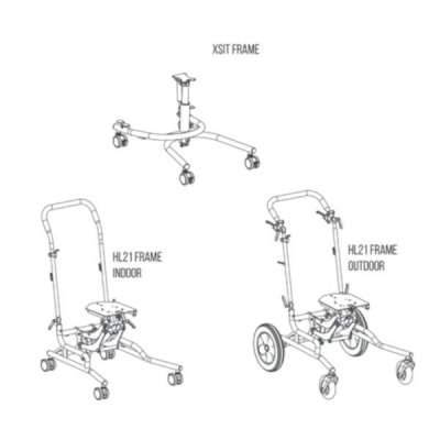 Комнатное ортопедическое кресло - коляска LILI SIT рама High-Low 