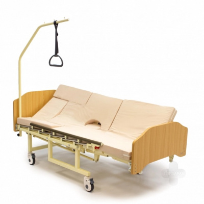 МЕТ REMEKS с переворотом, туалет слева, с матрасом (Цвет бук)